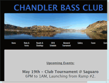 Tablet Screenshot of chandlerbassclub.com